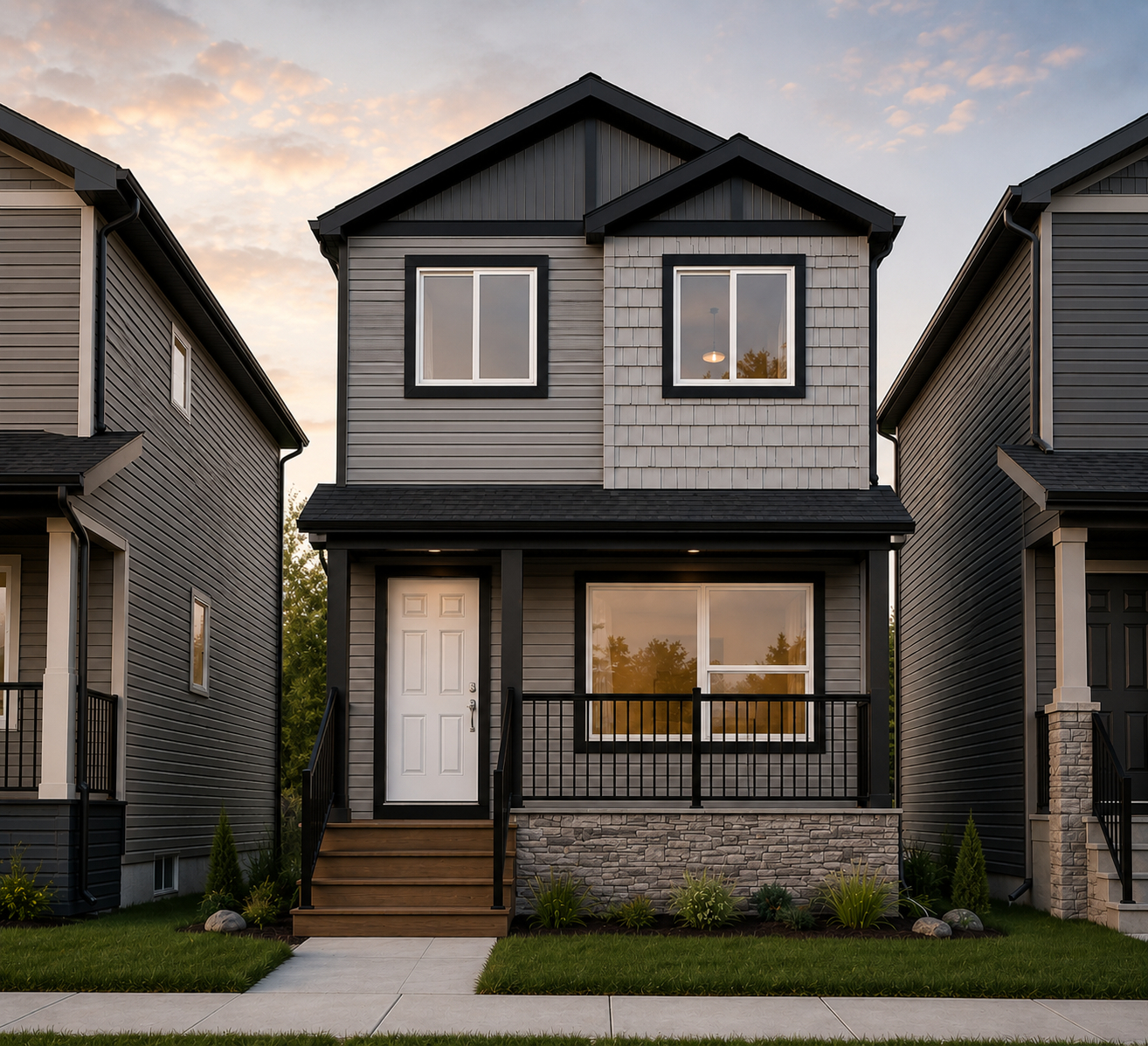 Hampton Village Hexo Homes new build exterior