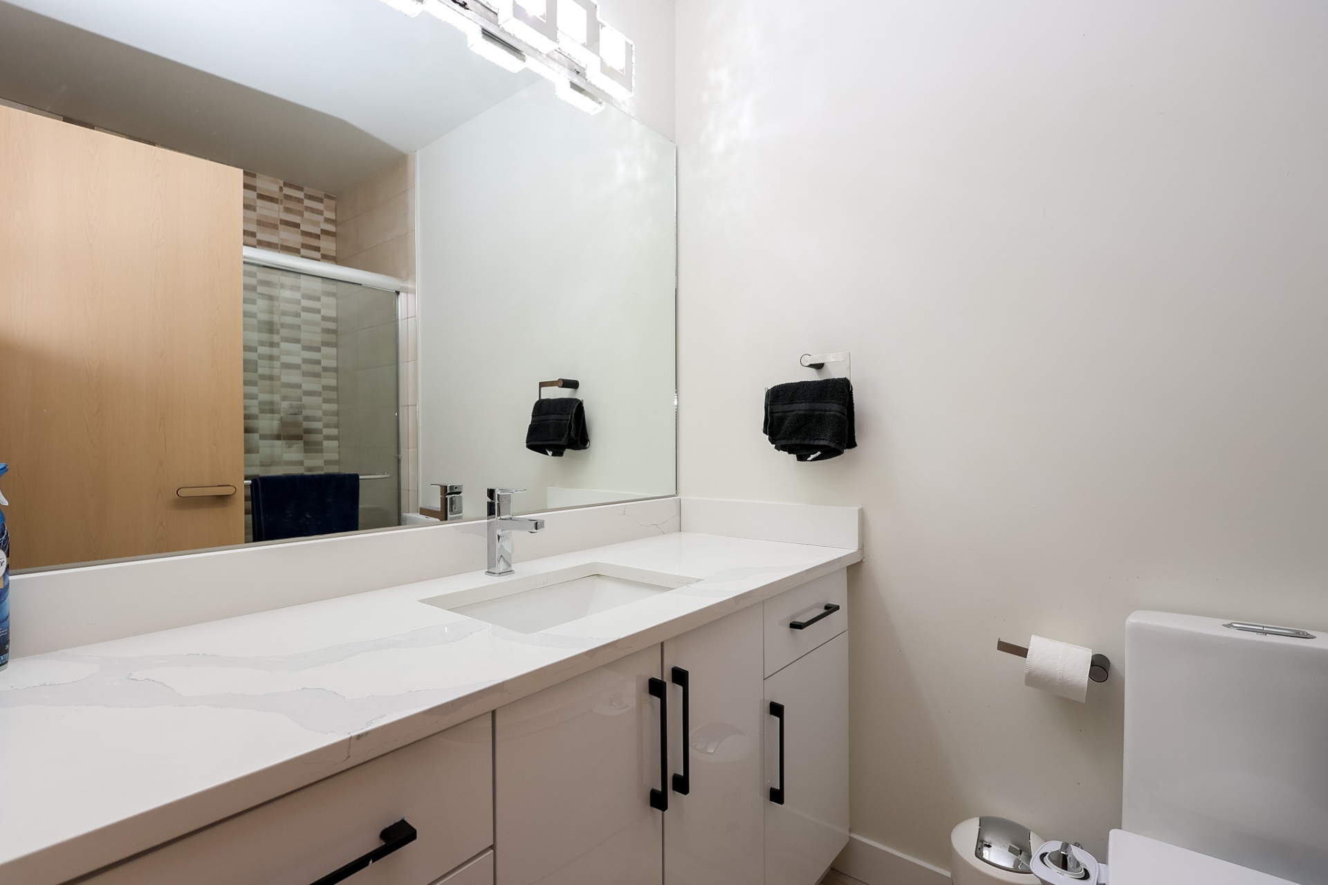 1615 Richardson Road #175 — bathroom vanity with quartz countertop