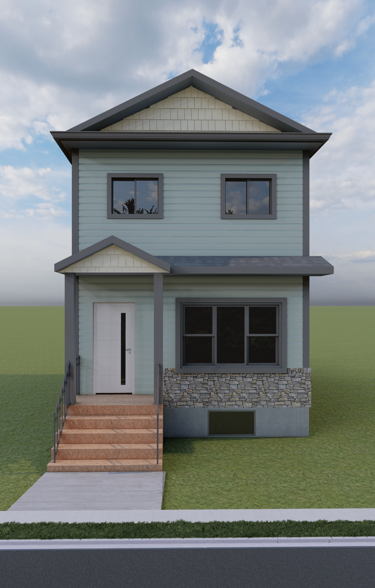 Hexo Homes exterior home design in Saskatoon